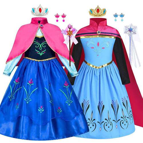 girls ombre print mesh party dress with all accessories long