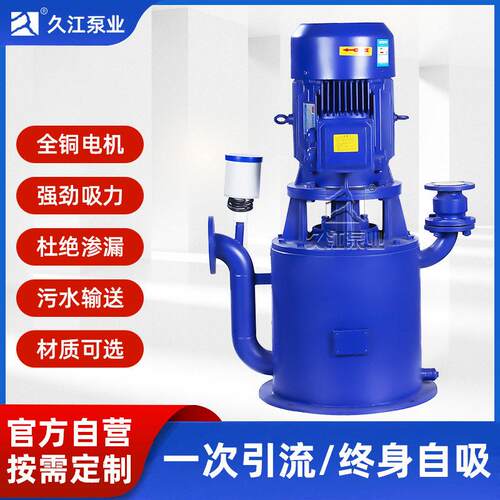 厂家供应WFB无密封自控自吸泵新型不锈钢化工防腐防爆立式自吸泵