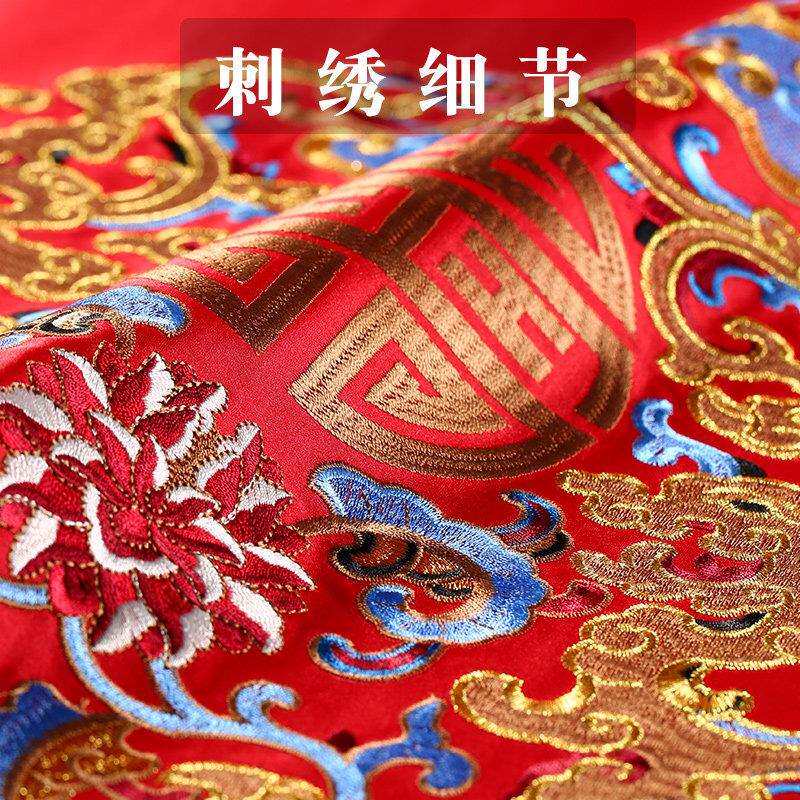 新中式餐桌布红色高端轻奢喜庆装饰桌垫中国风长条形结婚餐台桌布