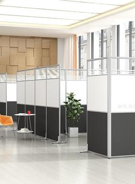 定制办室公动屏风隔断工38043厂简移约移断动折叠屏风隔板式活动