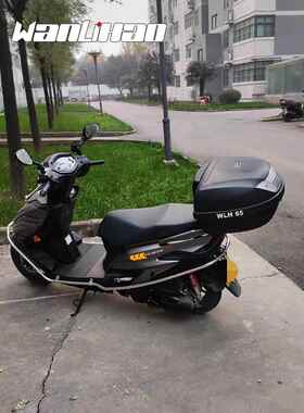 【52升】万里豪E65摩托车尾箱CT250赛艇外卖超大号后备工具储物箱