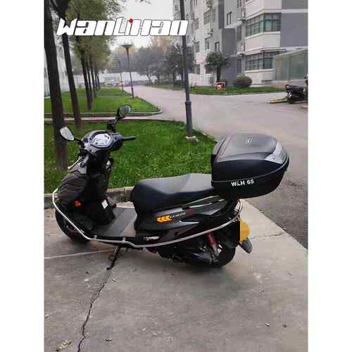 【52升】万里豪E65摩托车尾箱CT250赛艇外卖超大号后备工具储物箱