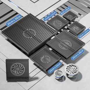 304不锈钢户外庭院110大口径75专用地漏室外花园工程160管大排量