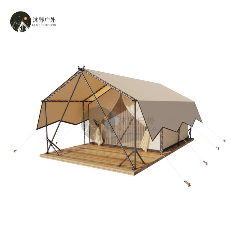 网酒店营地野户外帐篷轻酒店小型奢露营帐篷宿帐景区民沐红野营