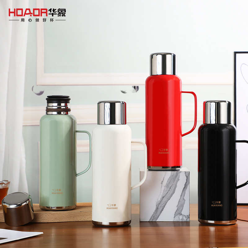 华象9079不锈钢大容量闷茶保温壶内胆316男士车载闷泡运动保温壶
