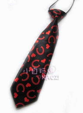 【马蹄铁红心】Cosplay道具化妆舞会搭配小领带 日韩校服搭配