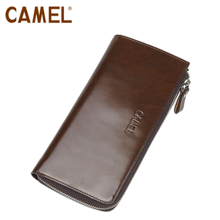 【非卖品】camel 骆驼牛皮横款女包 手抓包 时尚女款包袋 手拿包
