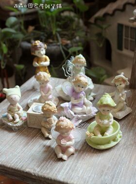 树脂摆件工艺品古董娃娃