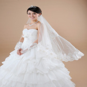 Honey marriage Wedding Veil, lace crazy best selling yarn TS-01-