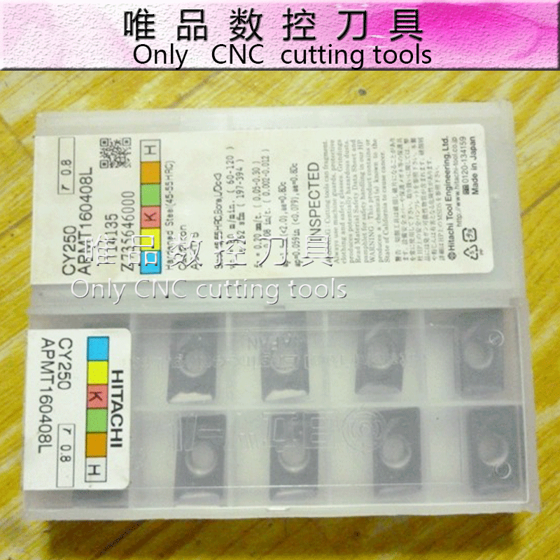 原装百分百正宗日本日立APMT160408L-CY250-R0.8铣刀片HITACHI