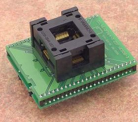 DIL48/QFP64-3 ZIF HCS08-3 ELNEC烧录器专用烧录座0.5MM QFP64