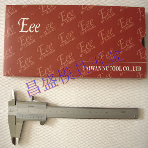 原装台湾数控工具EEE整体游标卡尺0-150 0-200 四用不锈钢