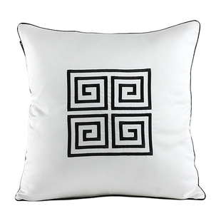 0067 桑尼拉简约全棉刺绣靠垫抱枕靠包