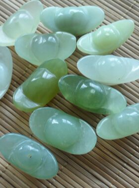 玉石天然岫玉手把岫玉挂件用品