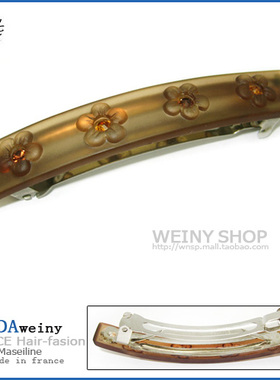 特价！D1557时尚新品马尾夹 平夹 发夹 法国正品weiny   5色选