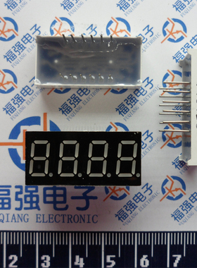 4位共阳 数码管 0.36英寸 高亮红光 红色 12脚 3461BS