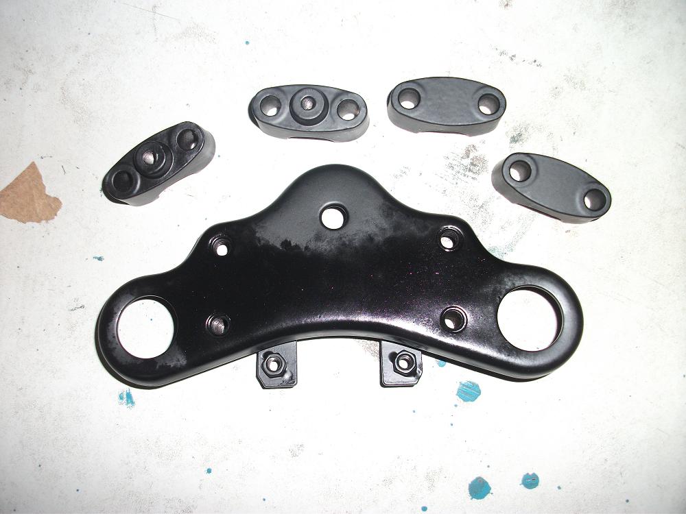 轻骑QM125-9C骏爽GXT125机车摩托车原厂上联板  30厘