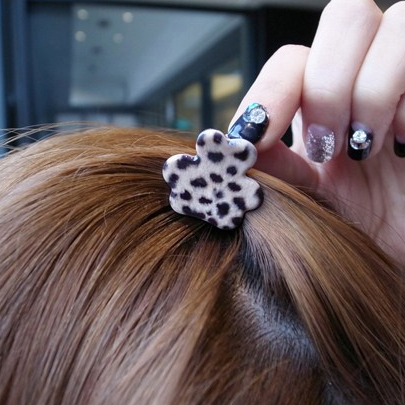 韩国发饰头夹发抓头饰豹纹刘海日韩发卡边夹成人发夹小抓夹子小号