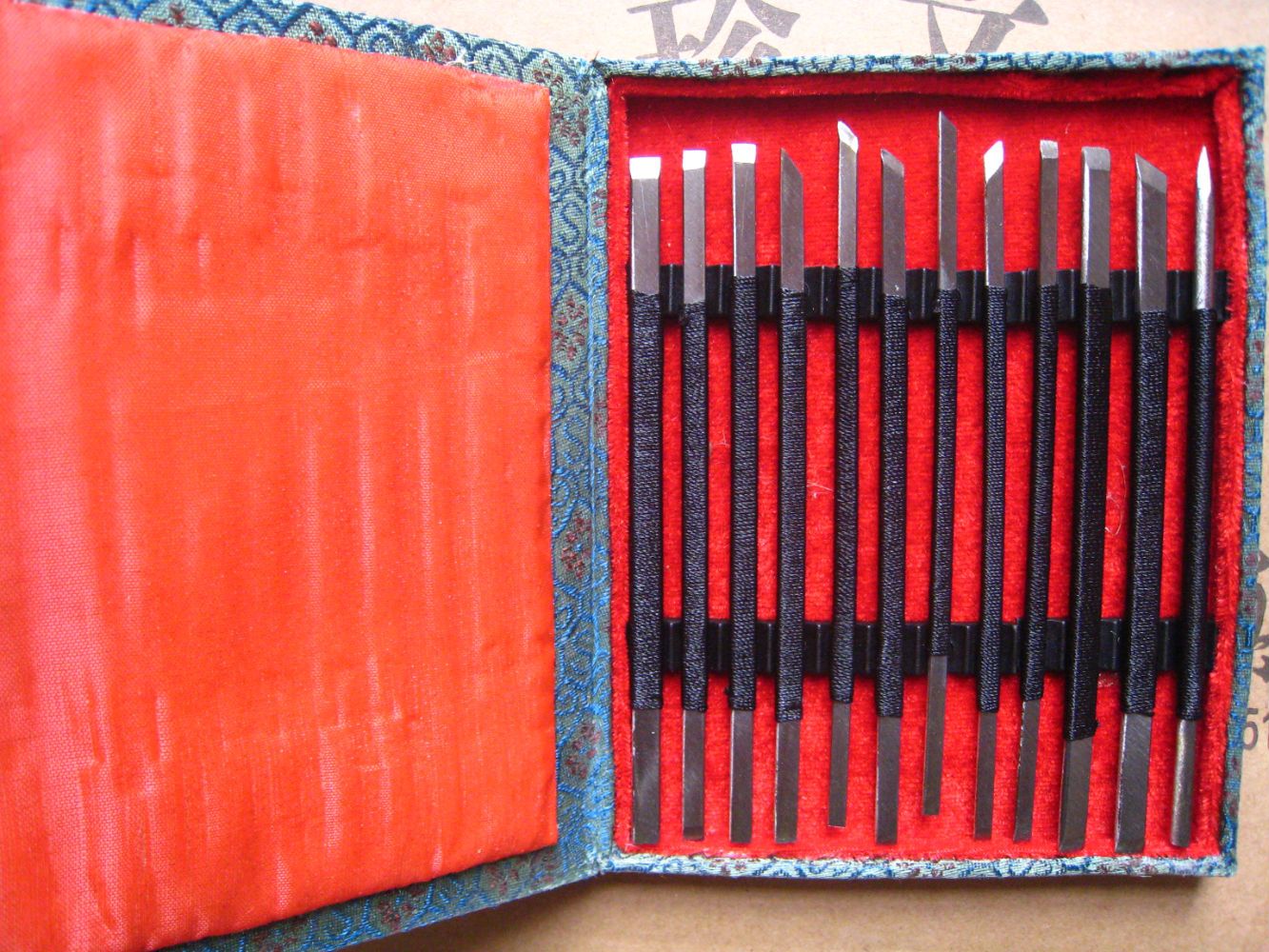 篆刻工具 吴昌硕12件套石刻刀 刻章雕刻刀