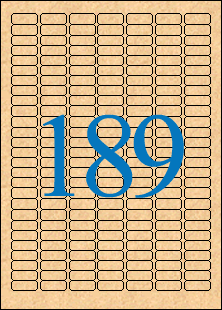 80张 爱雷博褐色牛皮纸CL589KR A4标签纸 不干胶标签纸