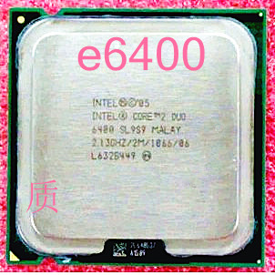 Intel酷睿2雙核E6400 散片9.5成新另有E6420 E6600 E6500 E8300