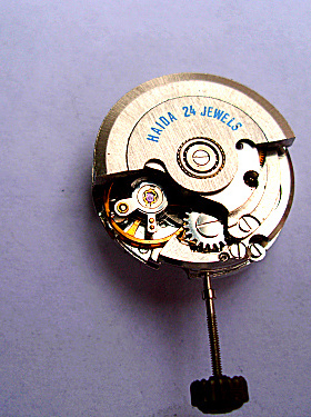 库存3121单历女款 女机械表自动机芯手表配件袖扣diy配件