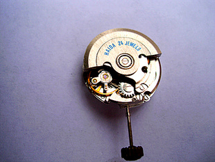 库存3121单历女款 女机械表自动机芯手表配件袖扣diy配件