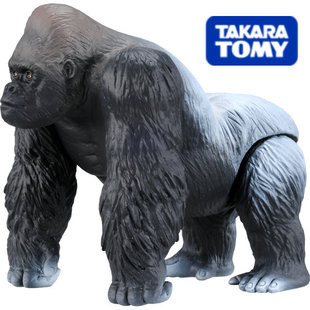 国外正版散货玩具 仿真金刚模型 银背大猩猩 儿童认知启蒙动物