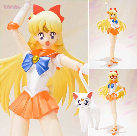 【孩仕宝】玩具模型 shf 美少女战士 金星 爱野美奈子 可动人偶