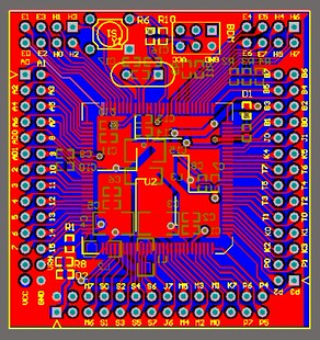 XS128原理图pcb XS128核心板pcb飞思卡尔MC9S12XS128MAL 最小系统