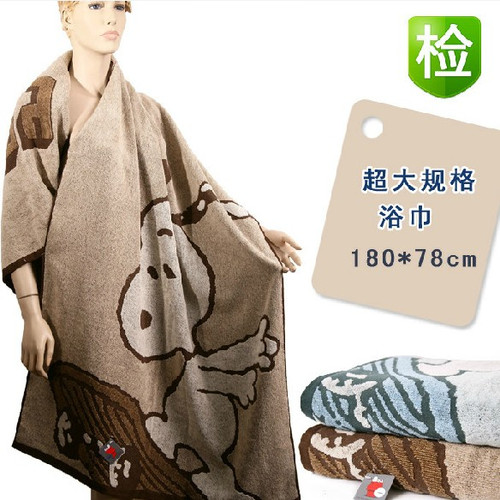 金号纯棉浴巾正品纯棉情侣款加大