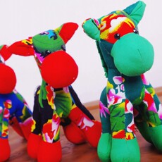 馈赠佳品 中式古典 新年礼物--十二生肖之 手工布艺马