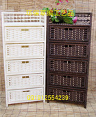 床头柜 储物柜 架 包邮 书柜 实木柜鞋 草编柜 收纳柜 特价 五斗柜