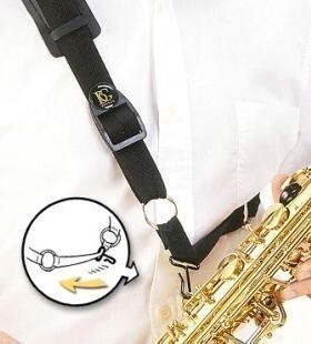 法国原装正品BG S02M 高/中/次中音萨克斯斜肩 挂带 单肩背带