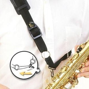 法国原装正品BG S02M 高/中/次中音萨克斯斜肩 挂带 单肩背带