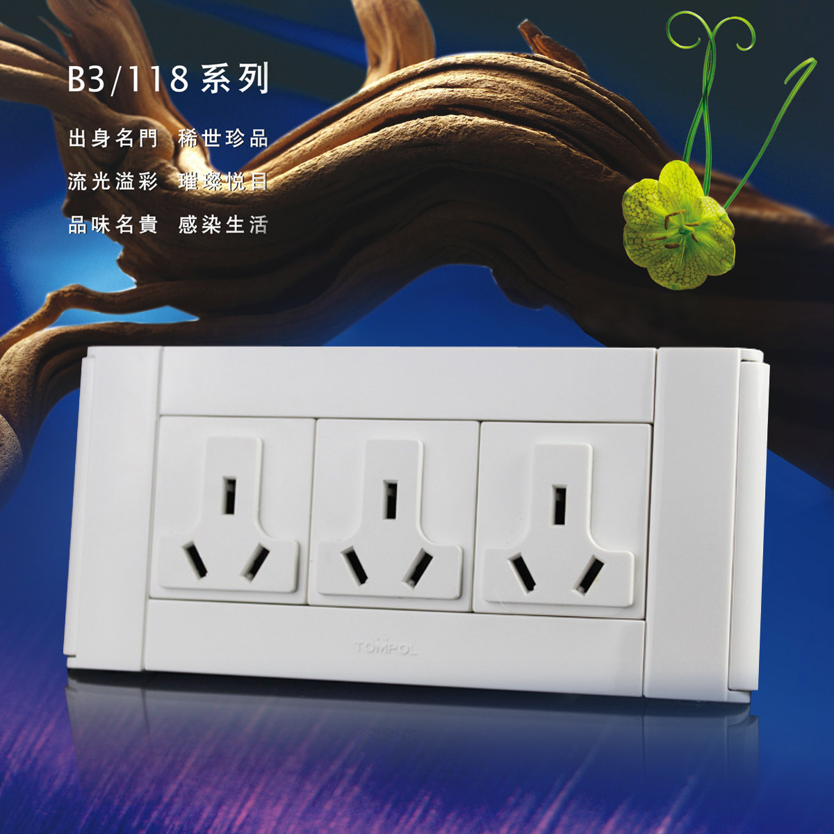 托邦开关插座面板  118型美玉白 双安全保护门九孔万能插座 TUM3在类目 电子/电工, 插座, 电源插座中 - 来自Buy2taobao.com提供专业的淘宝代购服务