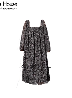 代.Z品 MI¥S KI¥H 丝质 圆领 中袖 连衣裙