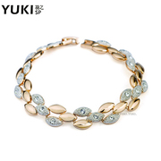 YUKI bracelet women jewelry big European and American vintage bracelet bracelet fashion jewelry Crystal bracelet new original