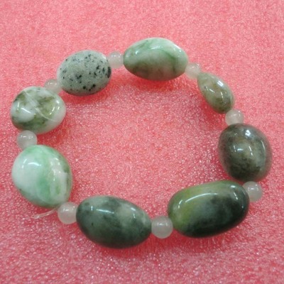 原石手链时来运转南阳独山玉