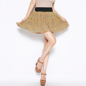 国内品牌韩范唯美复古宫廷公主刺绣网纱蕾丝蓬蓬裙半身裙短裙特价