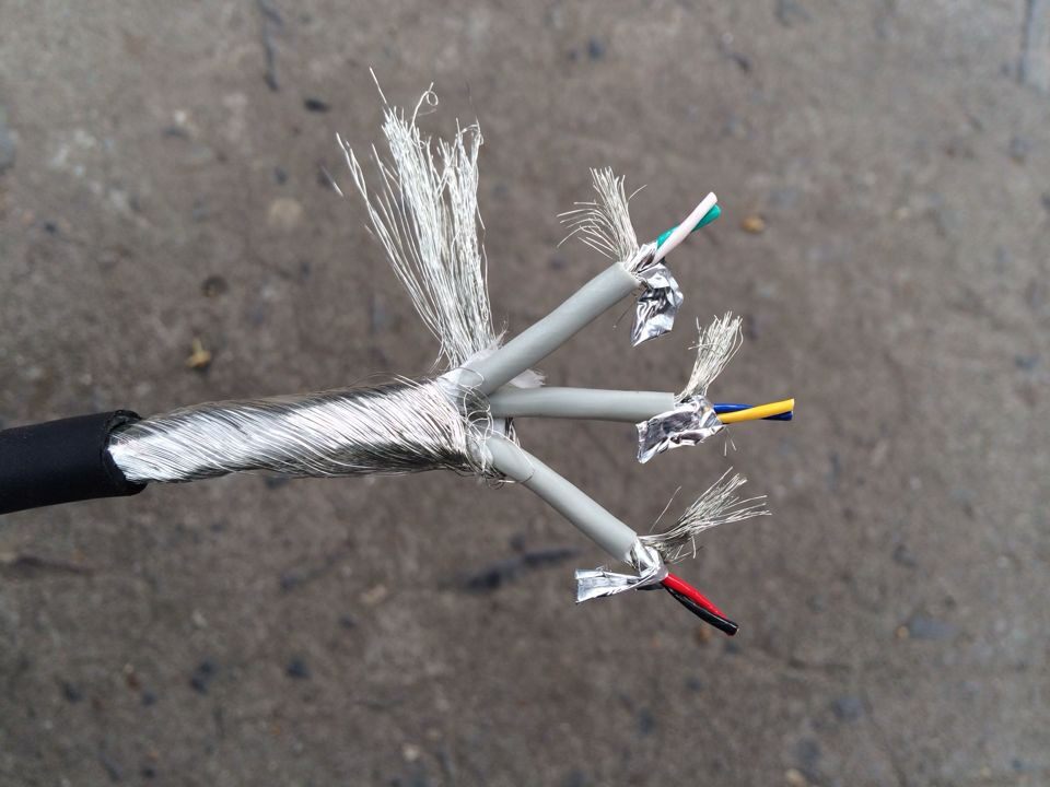 分组屏蔽平方拖链编码器镀锡超软
