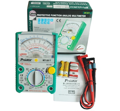 【台湾宝工】防误测三用电表 指针式万用表 进口 MT-2017/2018