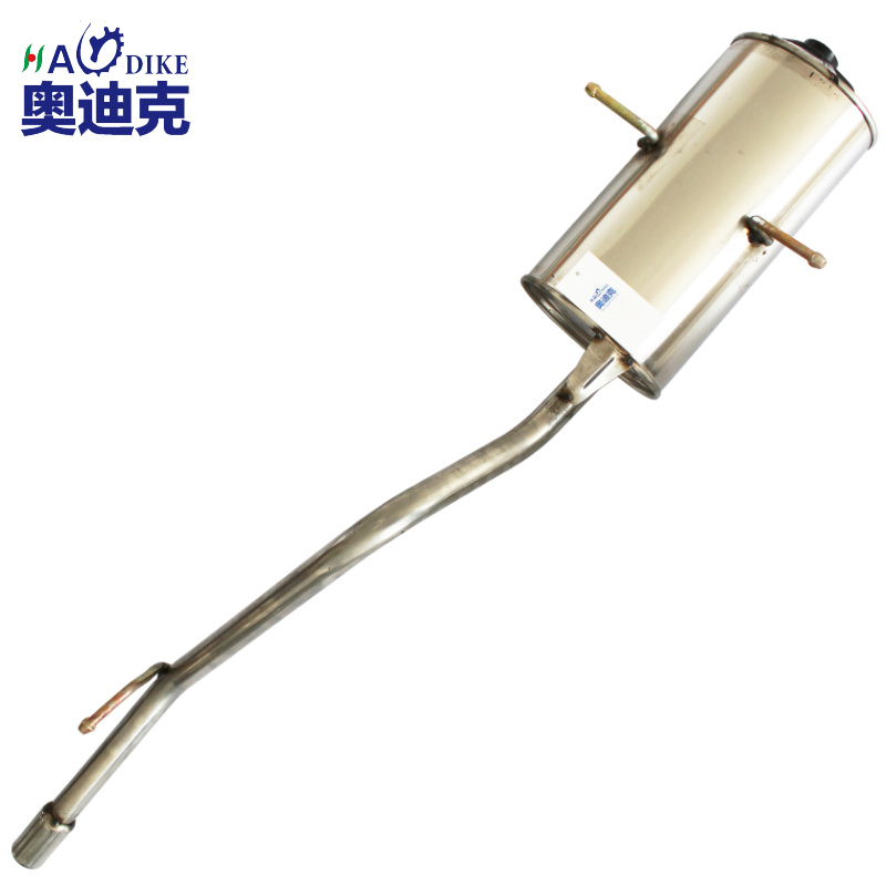 适用于 五菱之光6376nf 6390nf后尾节段静音型不锈钢排气管消声器