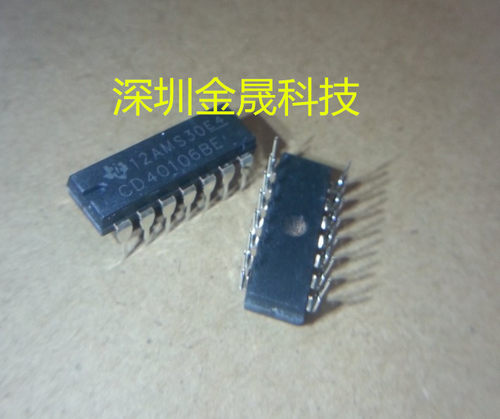 CD40106BE  TI   DIP-14 25只/管 货源稳定 长期现货