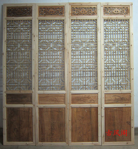 家具明清古典大门步步高屏风隔断