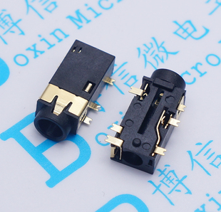 PJ-342 311 4.0H 3.5 耳机孔 3+3贴片 6P耳机座 6脚贴片耳机插座
