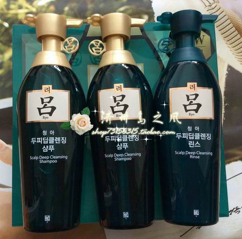 包邮现货韩国正品爱茉莉吕防脱洗发水/控油去屑 400*3洗护套装