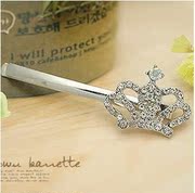 Good jewelry Korea hair Crown Diamond clip children''s hair accessories Korean bow hair clip hairpin