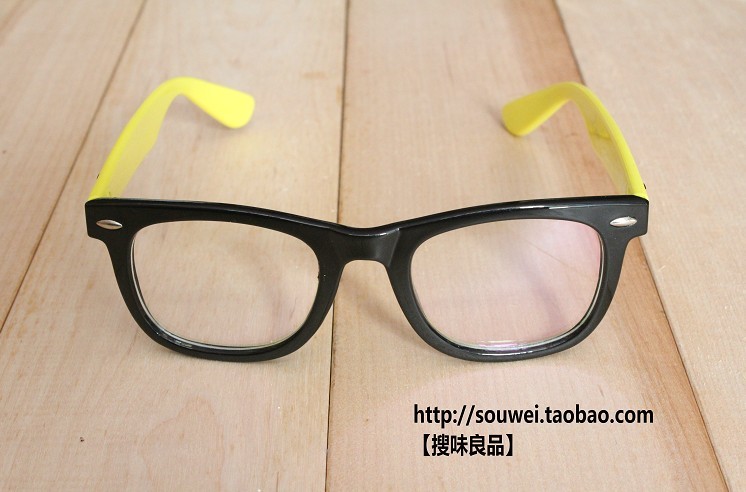 余文乐艾米同款眼镜架可配近视眼睛动漫华晨宇exo同款黑框眼镜框