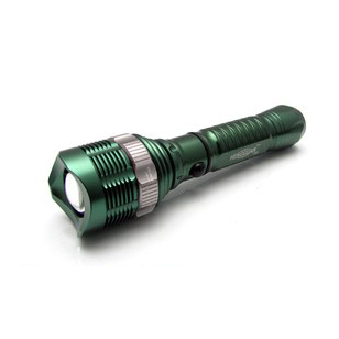 正品美國進口CREE LED Q5 T6 XPE遠射充電廣角機械旋轉變焦手電筒